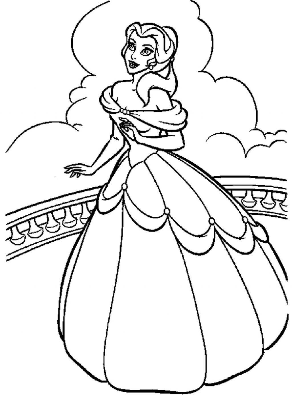 Featured image of post Disney Belle Coloring Pages For Girls : Search through 623,989 free printable colorings at getcolorings.