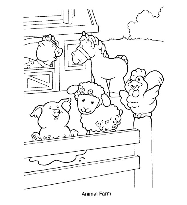 farm animal coloring pages