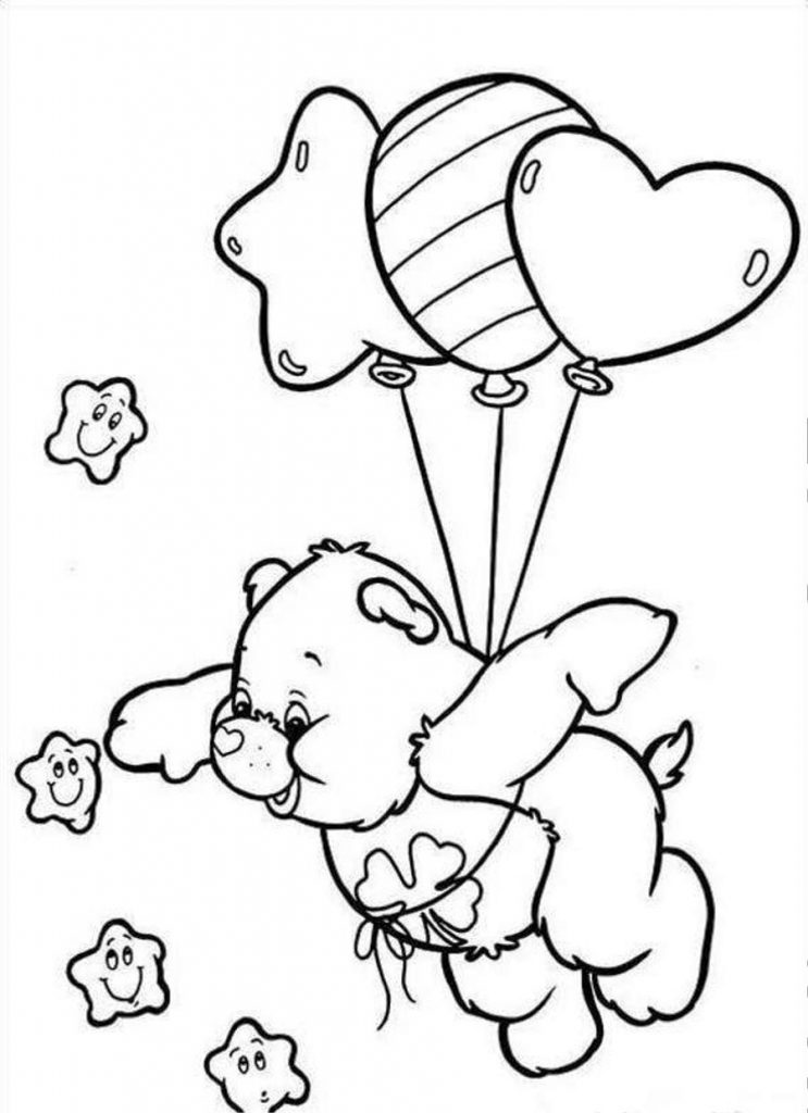 Free Care Bear Coloring Pages