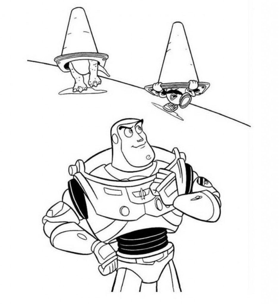 Free Printable Buzz Lightyear Coloring Pages