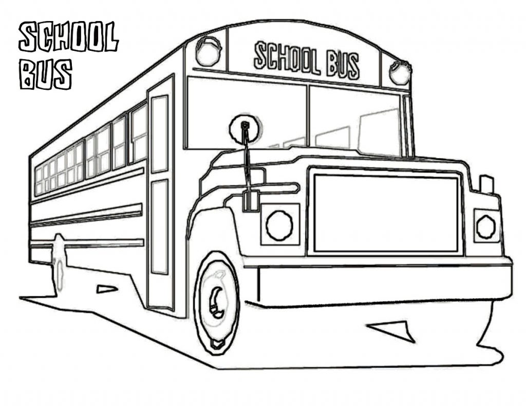 Free Printable School Bus Coloring Pages