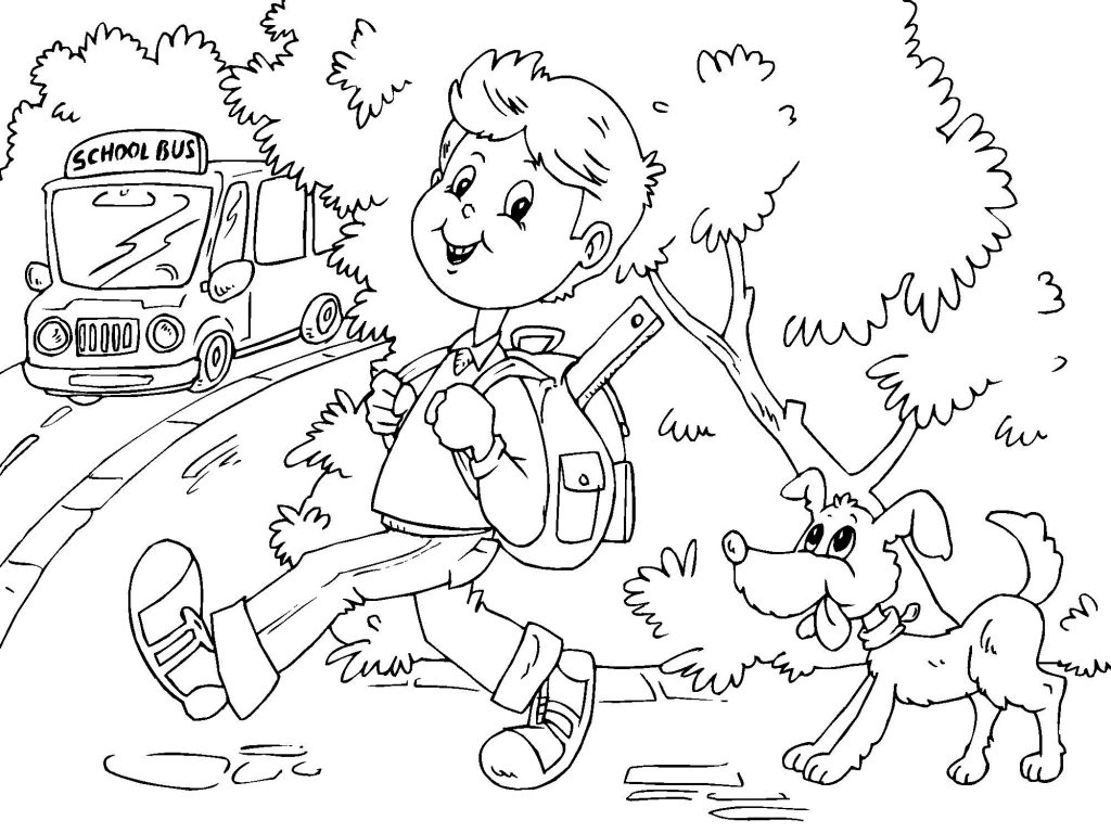 Free School Bus Coloring Pages