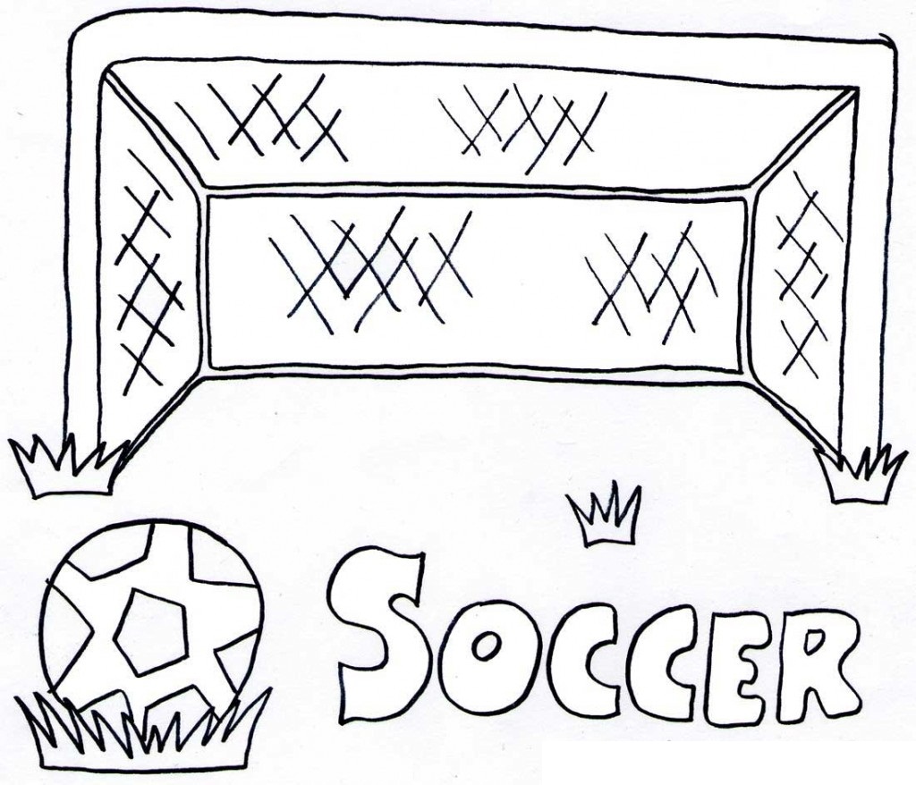 Free Soccer Coloring Pages