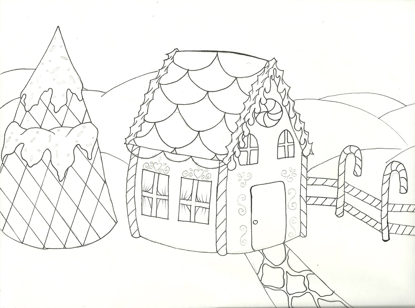 Free Printable House Coloring Pages for Kids