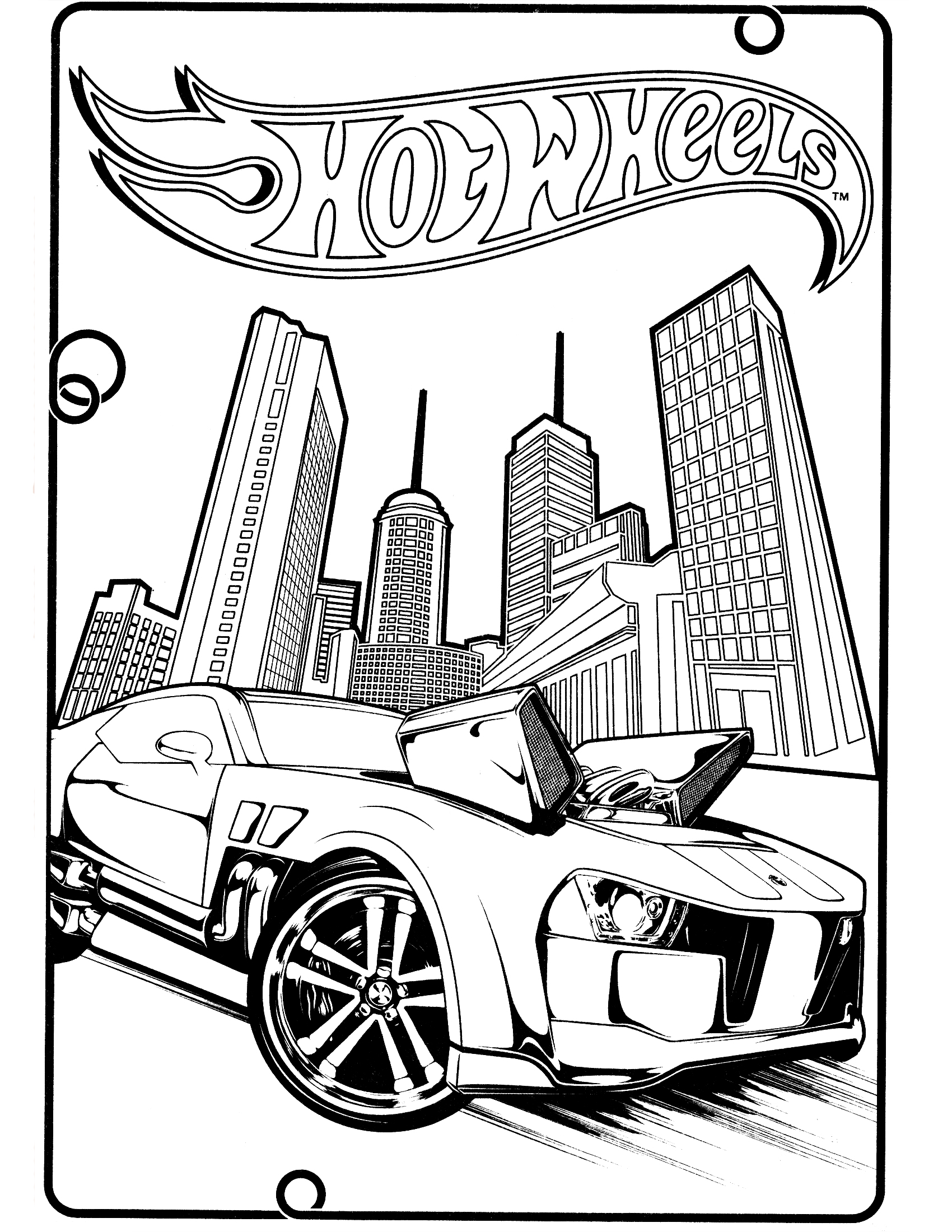 Free Printable Coloring Pages Of Hot Wheels Cars