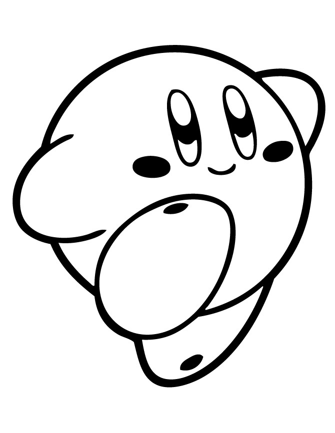 Kirby Coloring Pages Printable