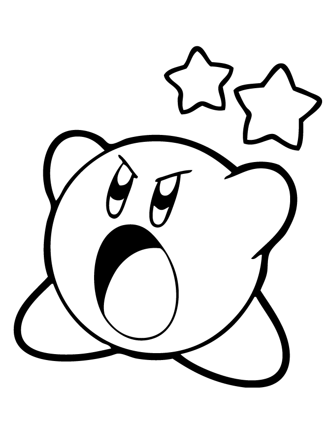 Kirby Coloring Pages