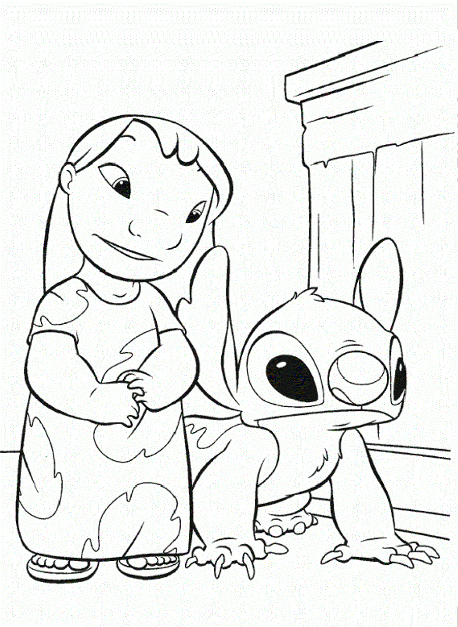 lilo and stitch coloring pages