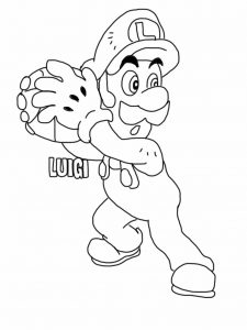 Free Printable Luigi Coloring Pages For Kids