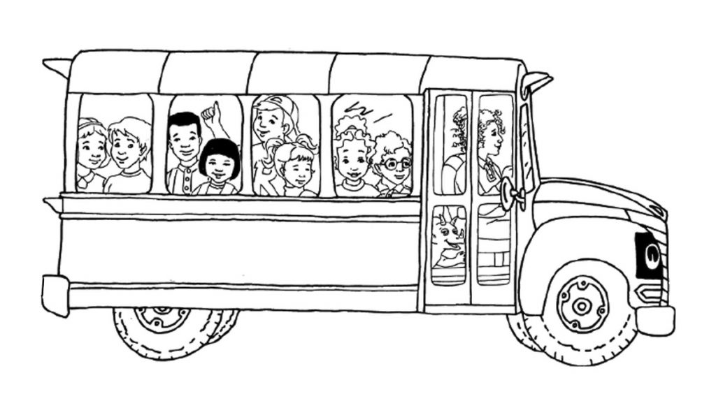 Magic School Bus Coloring Pages