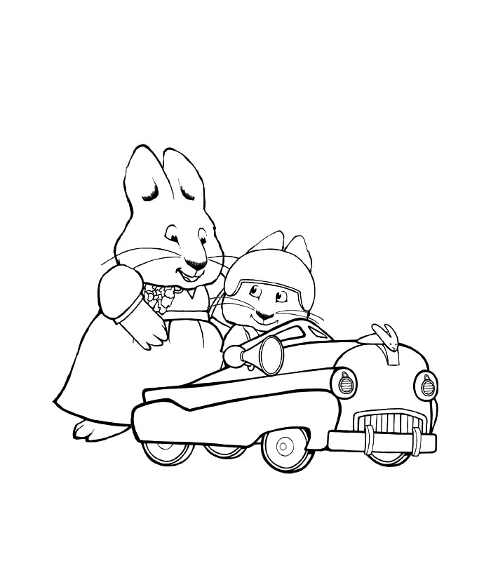 Max and Ruby Coloring Pages to Print