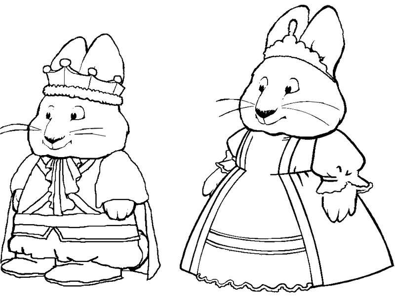 Max and Ruby Coloring Pages