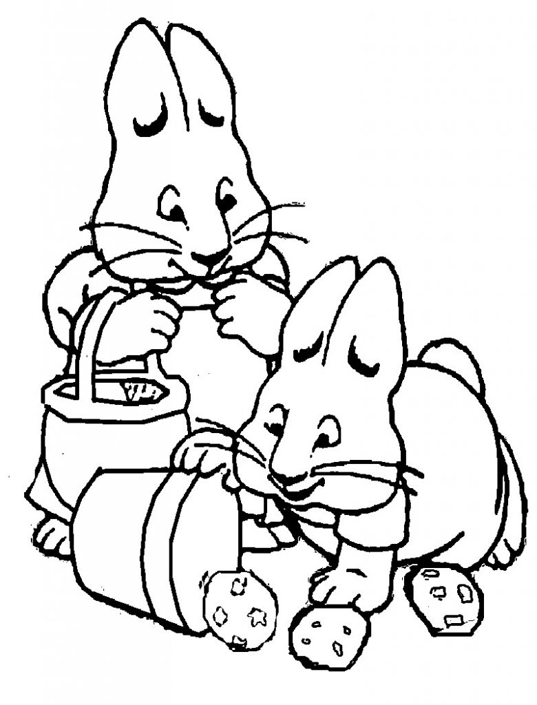 Max and Ruby Printable Coloring Pages