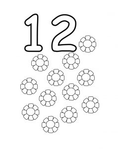 free printable number coloring pages for kids