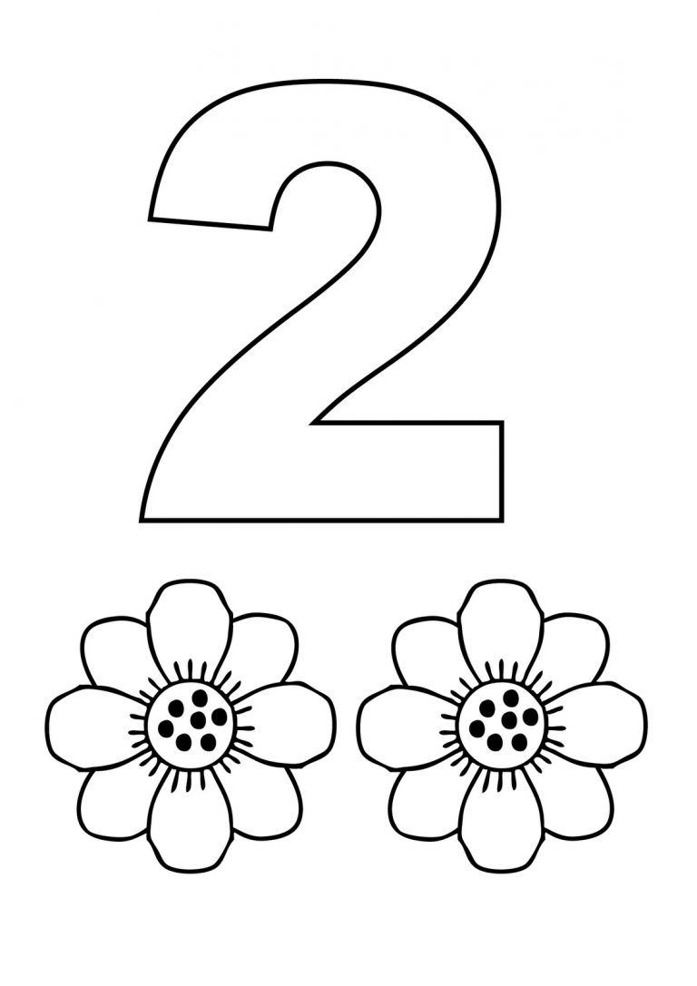 Free Printable Number Coloring Pages For Kids