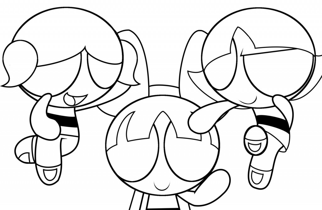 Powerpuff Girl Coloring Pages Print