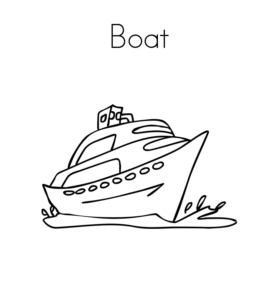 Free Printable Boat Coloring Pages For Kids Best Coloring Pages For Kids