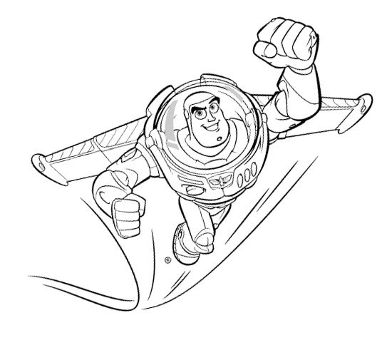 Printable Buzz Lightyear Coloring Pages