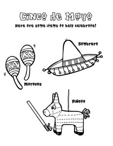 free printable cinco de mayo coloring pages for kids