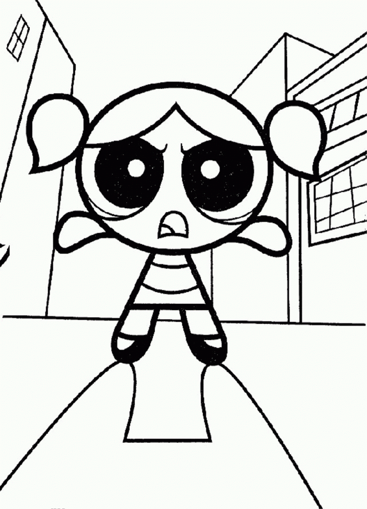Printable Powerpuff Girl Coloring Pages