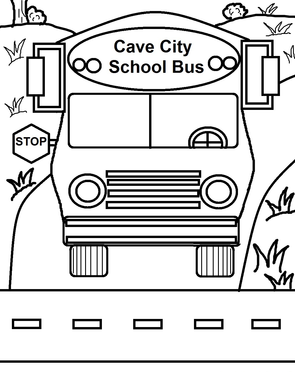 Free Printable School Bus Coloring Pages For Kids