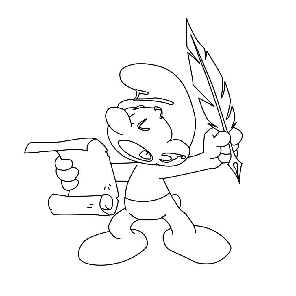 Smurf Coloring Pages to Print
