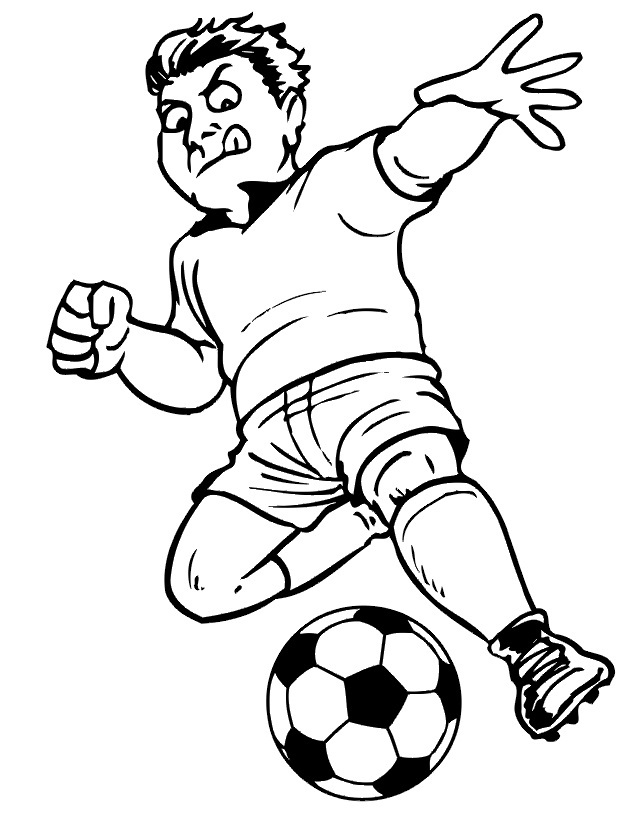 Soccer Coloring Pages for Kids