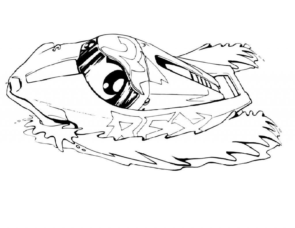 Speed Boat Coloring Pages