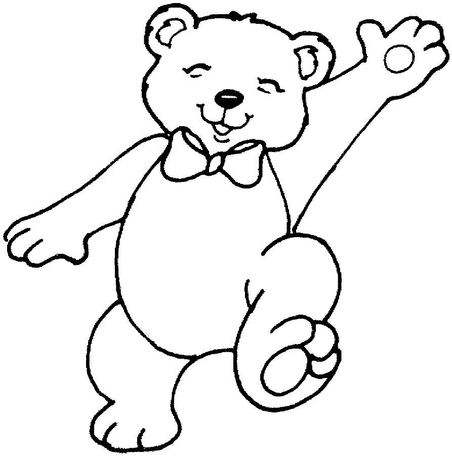 Teddy Bear Color Page