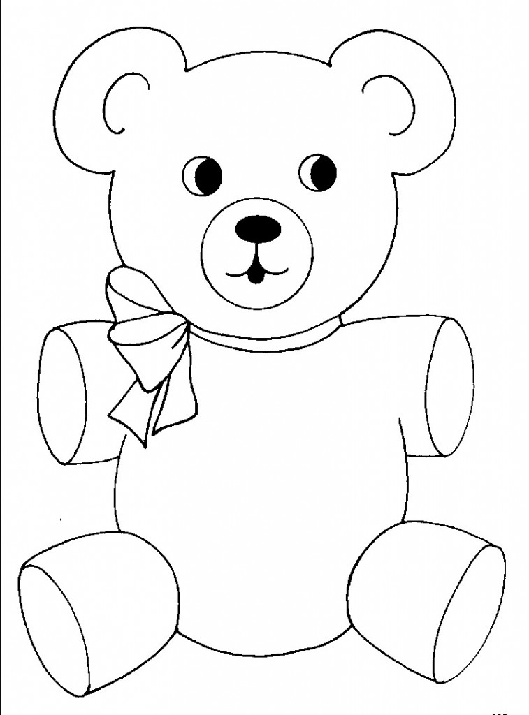 Teddy Bears Coloring Pages 9