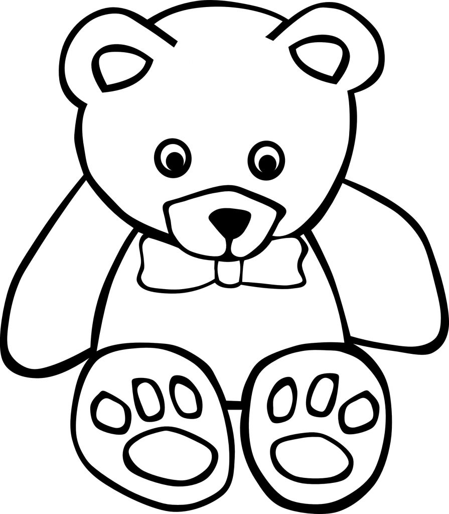 Teddy Bear Coloring Pages Images