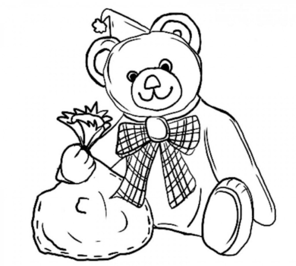 Teddy Bear Coloring Pages Images