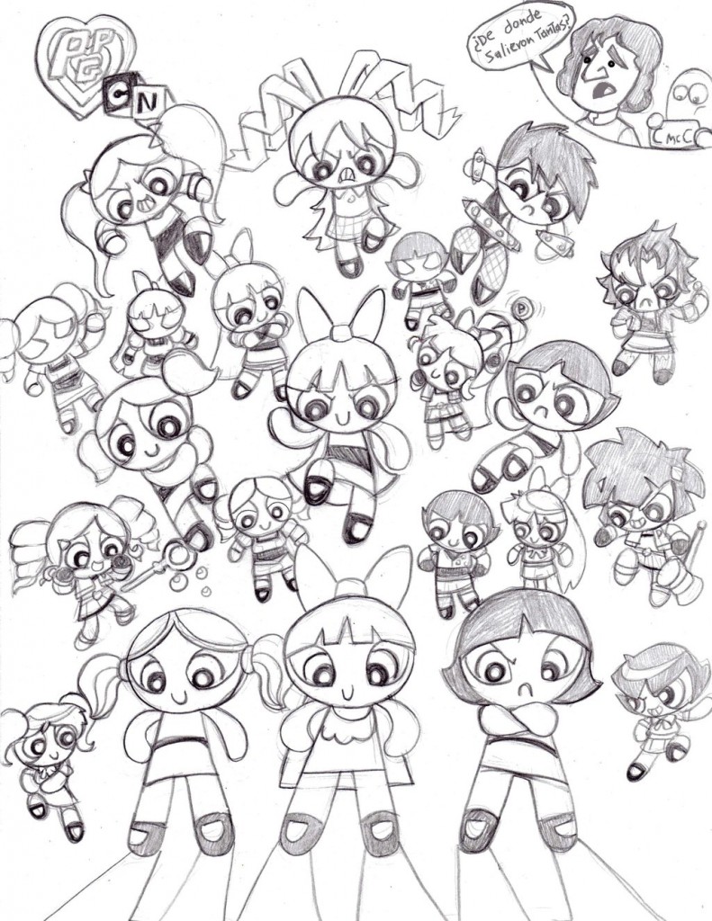 The Powerpuff Girls Coloring Pages