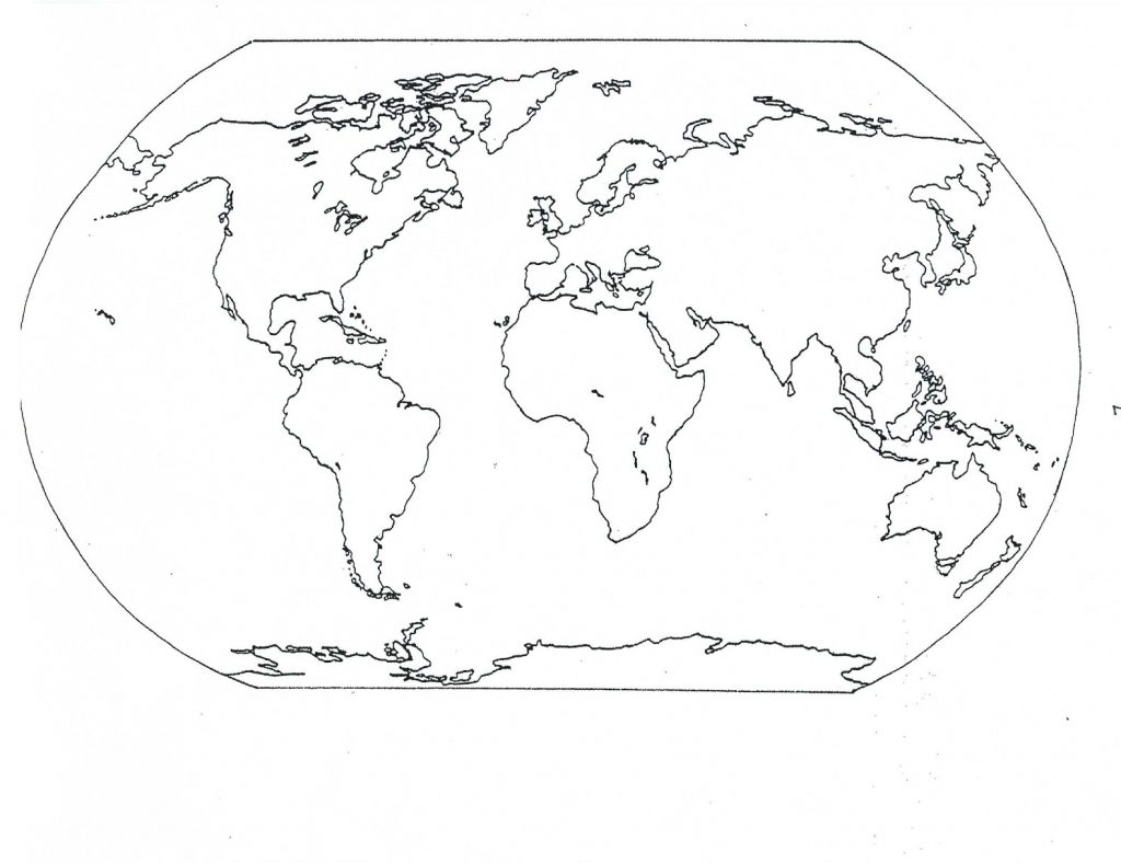 Free Printable World Map Coloring Pages For Kids - Best ...