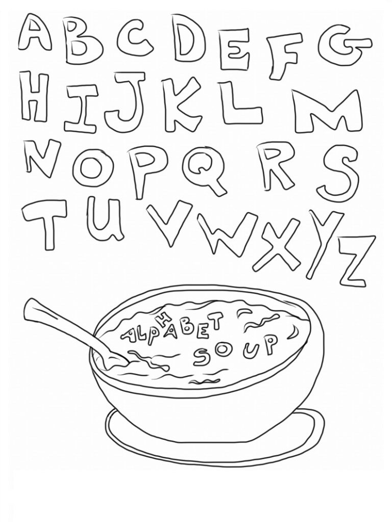 Abc Coloring Pages to Print