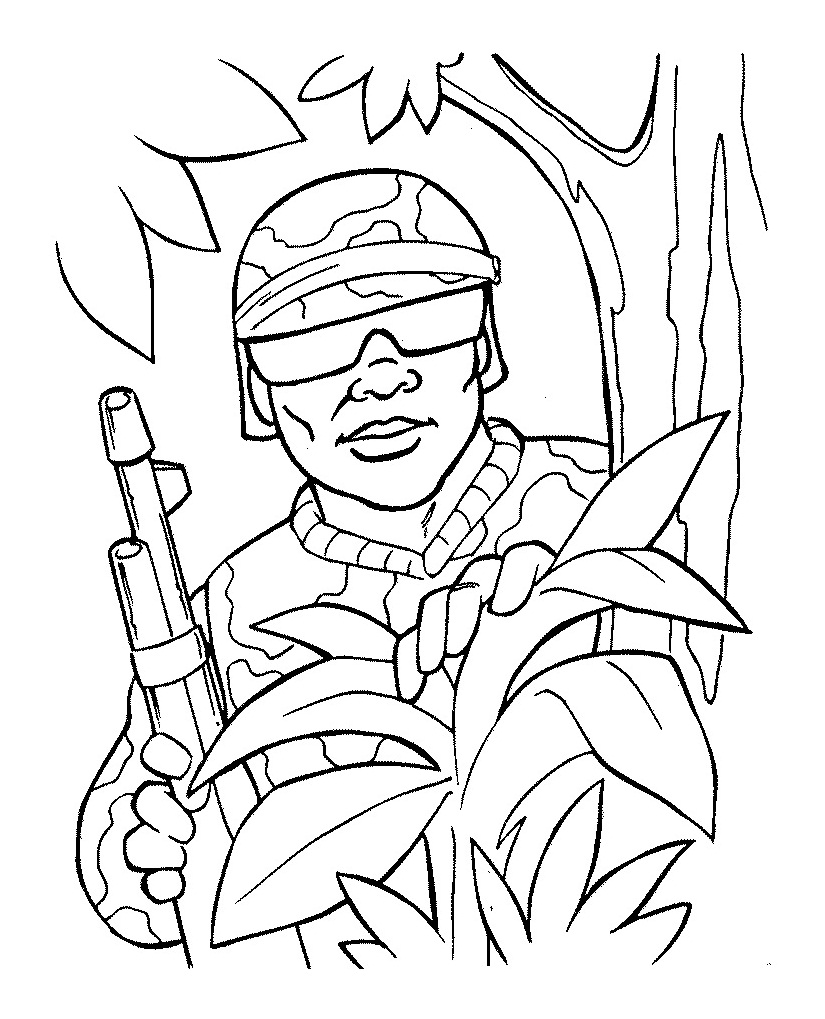 Army Printable Coloring Pages - Customize and Print