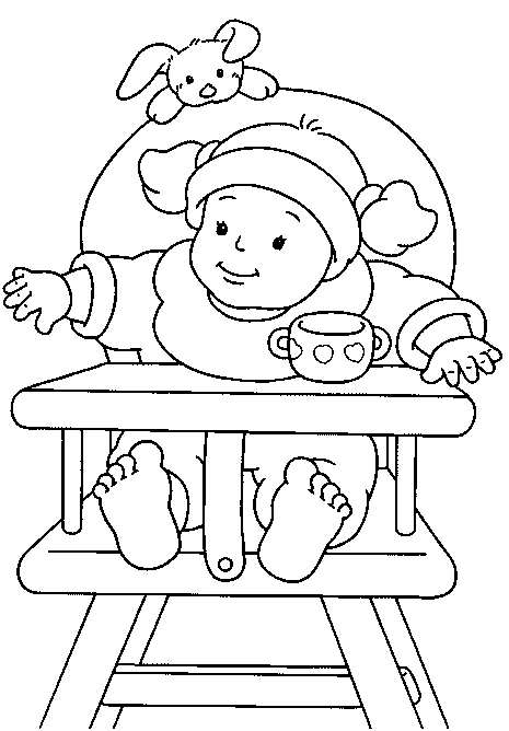 Print A Coloring Pages Of Babies 1