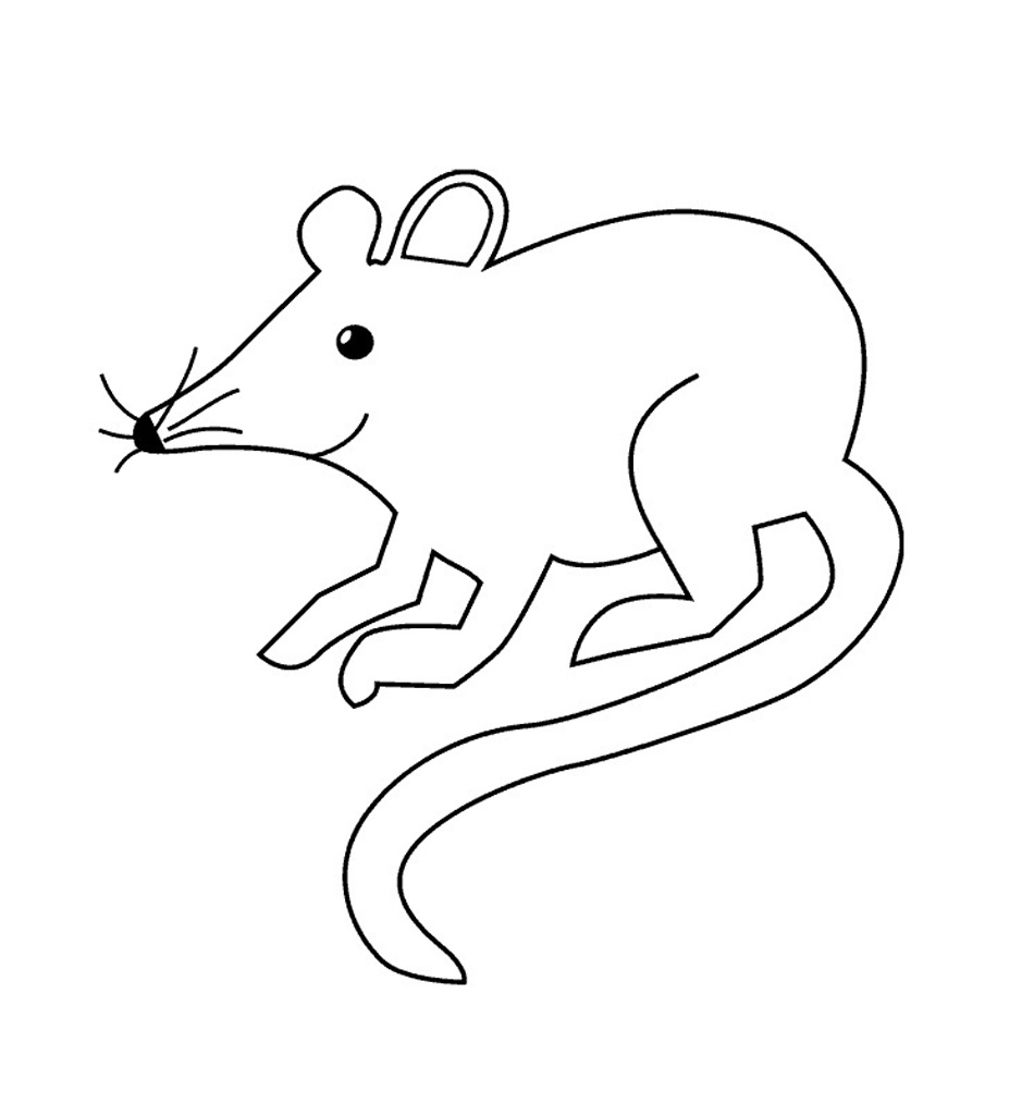 Free Printable Rat Coloring Pages For Kids