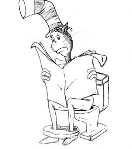 free printable cat in the hat coloring pages for kids