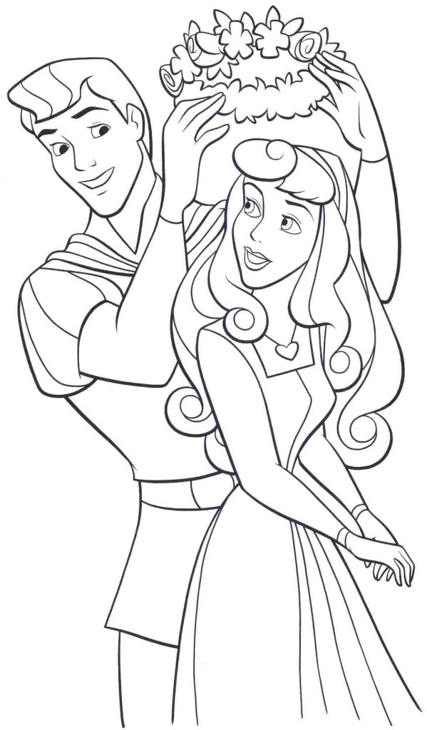 Coloring Pages Sleeping Beauty