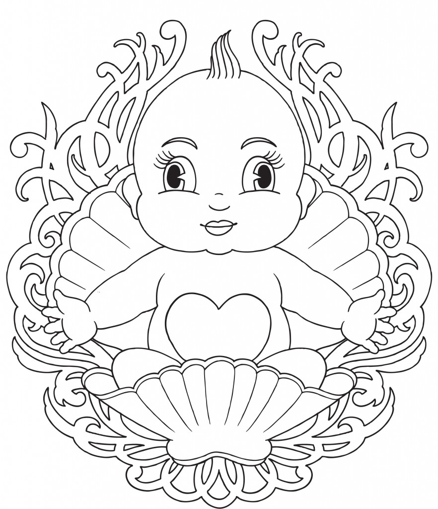 Coloring Pages of Babies
