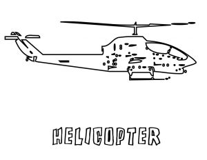 free printable helicopter coloring pages for kids