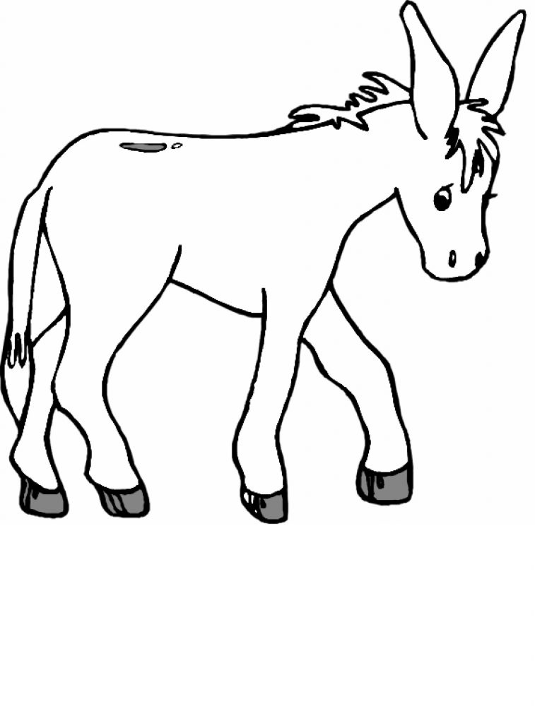 Free Printable Donkey Coloring Pages For Kids Free Printable Donkey Coloring Pages For Kids