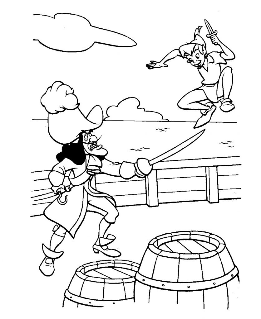Free Peter Pan Coloring Pages