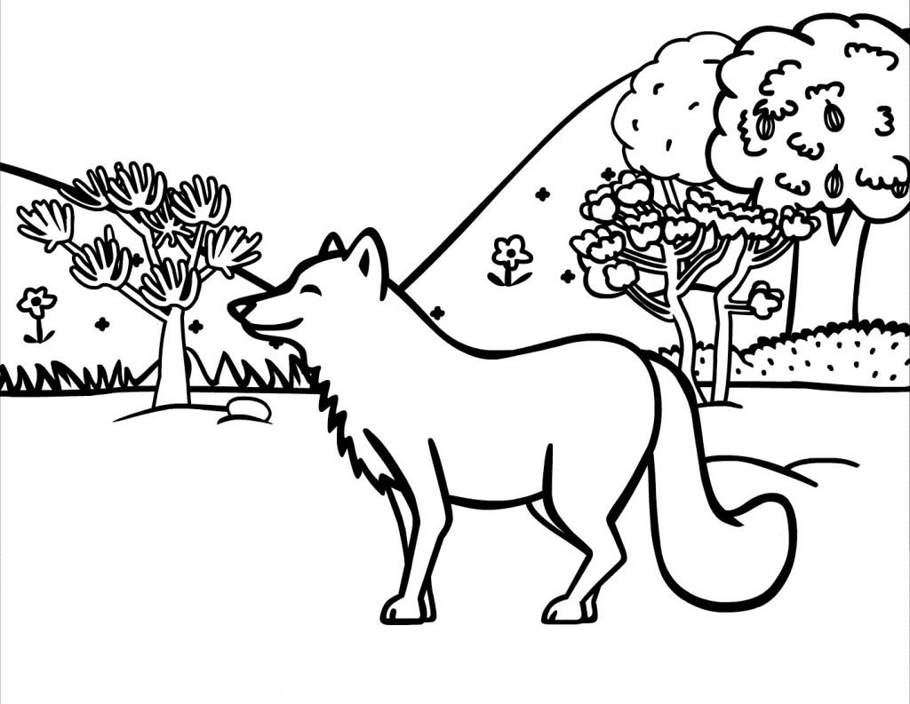 Free Printable Fox Coloring Pages