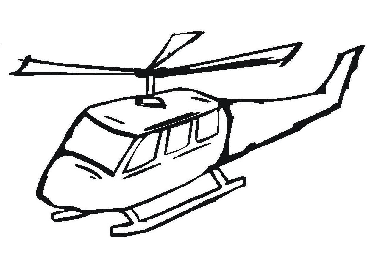 Helicopter Images For Coloring 3