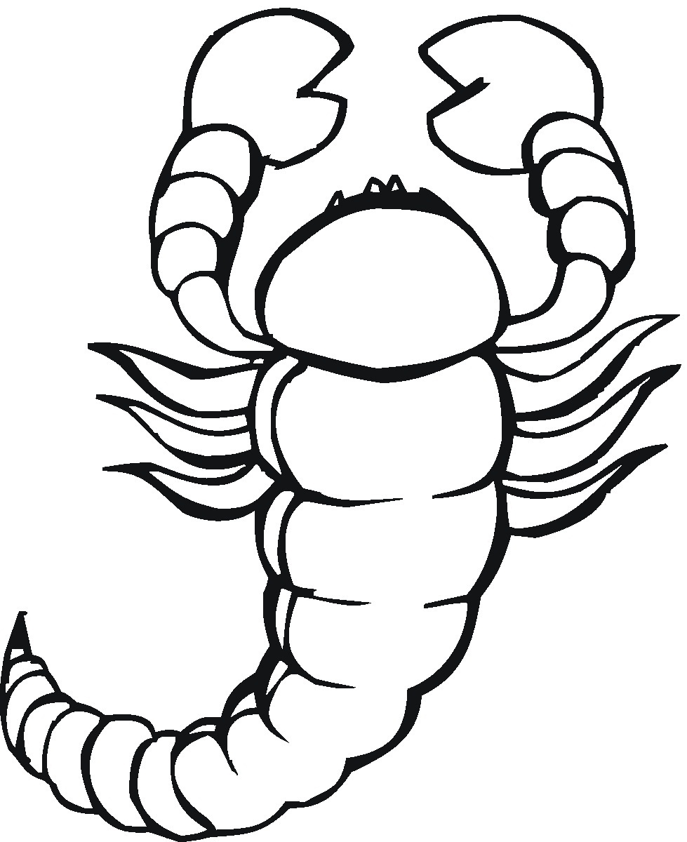 get over here scorpion coloring pages