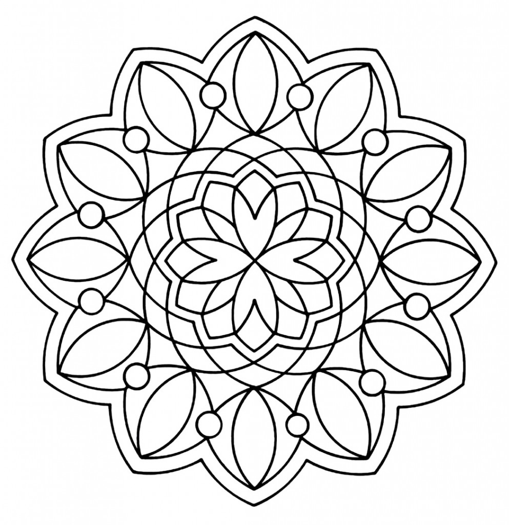 Free Printable Geometric Coloring Pages For Kids