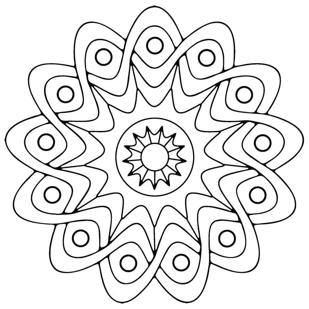 Geometric Coloring Pages Free