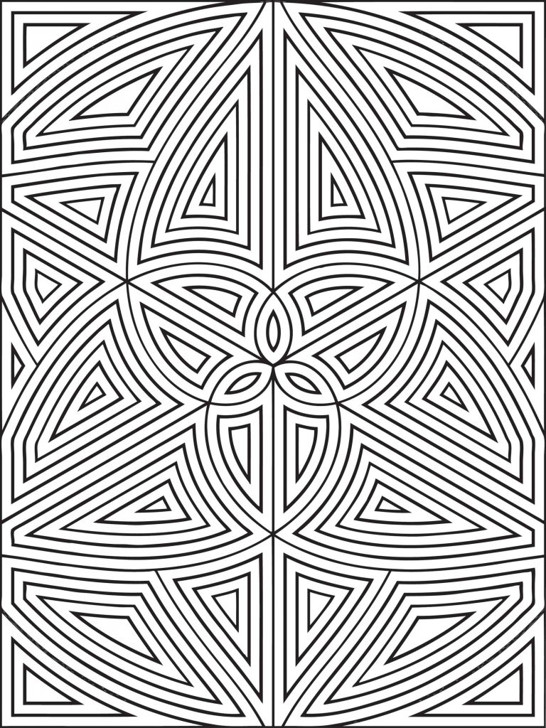 Free Printable Geometric Coloring Pages For Kids